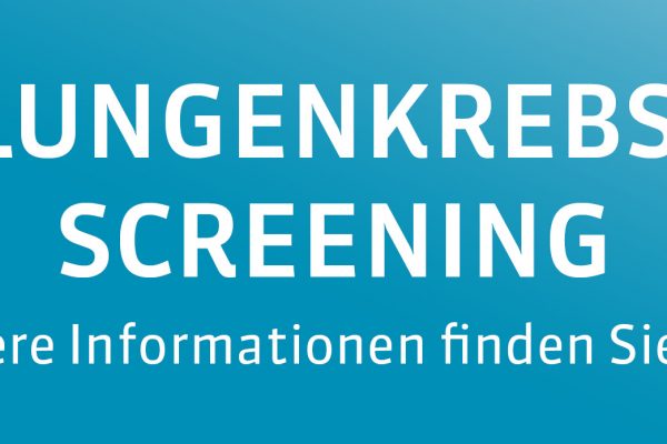 Blaues Plakat mit weißem Text: 