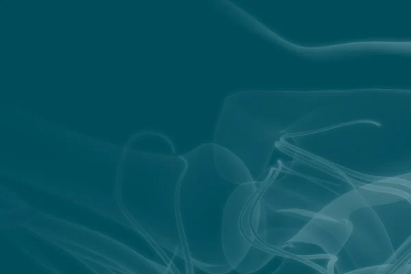 Abstrakte Darstellung mit geschwungenen, halbtransparenten Formen in Blau- und Grautönen auf dunklem Hintergrund.
