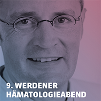 Porträt eines Mannes mit Brille, Text: 