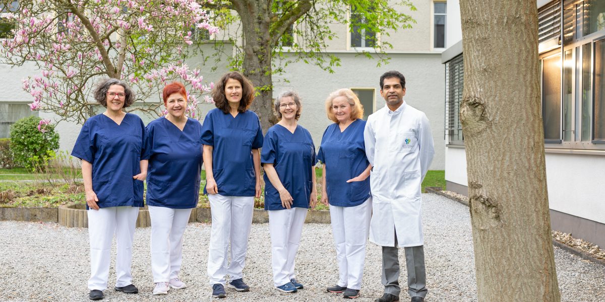Team der Traditionellen Indischen Medizin an den Evang. Kliniken Essen-Mitte.